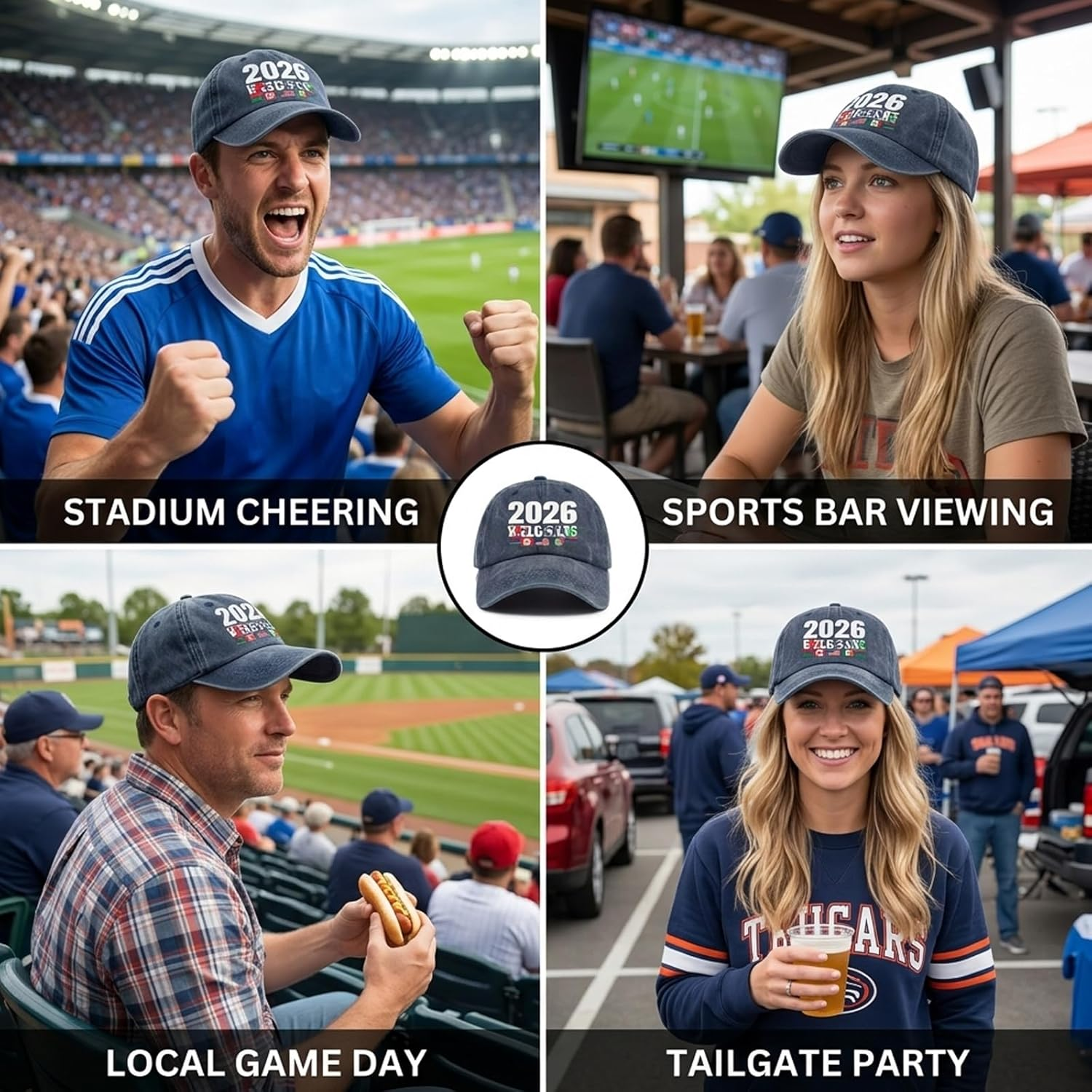 2026 Unisex Soccer Fan Cap